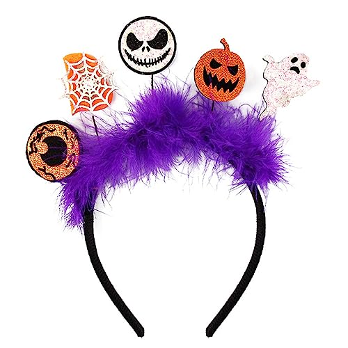THINCAN Scary Halloween Stirnband Halloween Haarverzierungen Halloween Haarklammern Mit Fledermauskatze Hexen Und Spinnen Designs THINCAN Scary Halloween Stirnband Halloween Haarverzierungen Halloween Haarklammern Mit Fledermauskatze Hexen Und Spinnen Designs von THINCAN