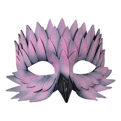 THINCAN Schnabel Gefiedert Halbgesicht Maskierte Maskeraden Maske Kostüm Maskierte Halloween Cosplay Kostüme Für Frauen Geschenke Kostüm von THINCAN