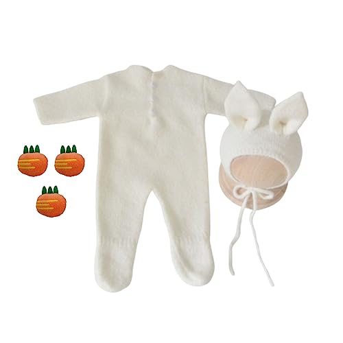 THINCAN Schöne Neugeborenenfotografie Requisiten Strampler Mit Kaninchenhut Baby Foto Requisiten Fotoshooting Neugeborene Duschgeschenk Für Jungen Mädchen THINCAN Schöne Neugeborenenfotografie Requisiten Strampler Mit Kaninchenhut Baby Foto Requisiten Fotoshooting Neugeborene Duschgeschenk Für Jungen Mädchen von THINCAN