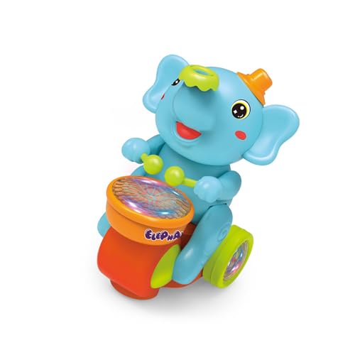 THINCAN Sensorisches Entwicklungs Elefant Schlagzeuger Musikspielzeug Für Kleinkind Mit Musik Und Blinkendem Leichten Kinder Bildungsspielzeug THINCAN Sensorisches Entwicklungs Elefant Schlagzeuger Musikspielzeug Für Kleinkind Mit Musik Und Blinkendem Leichten Kinder Bildungsspielzeug von THINCAN