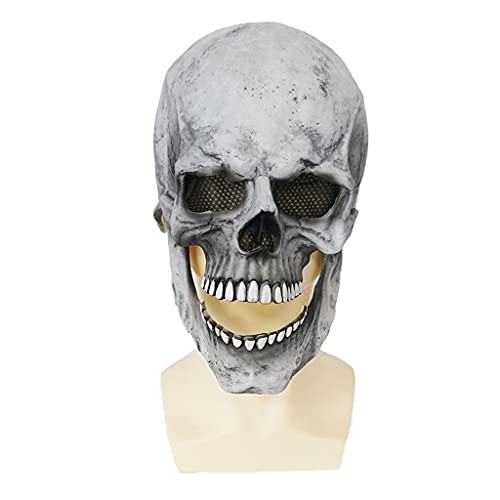 THINCAN Skull Bewegte Kiefer Dämon Kopfbedeckung Maske Halloween Horror Terror Devil Schädel Cosplay THINCAN Skull Bewegte Kiefer Dämon Kopfbedeckung Maske Halloween Horror Terror Devil Schädel Cosplay von THINCAN