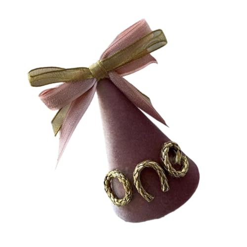 THINCAN Soft Velvety Birthday Hat Cosplay Accessoire Star Magical Wand Bowknot Headwear Requisiten Für Kinderpartyfeier THINCAN Soft Velvety Birthday Hat Cosplay Accessoire Star Magical Wand Bowknot Headwear Requisiten Für Kinderpartyfeier von THINCAN