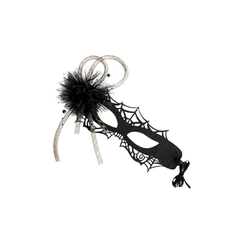 THINCAN Spitzenblume Halloween Maske Vintage Eye Mit Verstellbarem Bandband Halloween Kostümzubehör Für Frauen Gothic von THINCAN