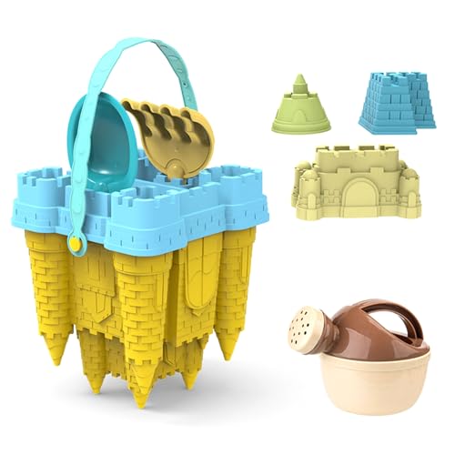 THINCAN Strandsandspielzeug Mit Schlossform Für Kinder Sand Skulptur Sandform Strand Sandspielzeug Party Spiel Spielzeug Strand Sand Bucket Spielzeug THINCAN Strandsandspielzeug Mit Schlossform Für Kinder Sand Skulptur Sandform Strand Sandspielzeug Party Spiel Spielzeug Strand Sand Bucket Spielzeug von THINCAN