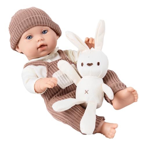 THINCAN Süße Puppenbaby Mädchen Realistische Kinder Handgefertigtes Weißes Haut Neugeborenes Mädchen Jumper Vinyls Für Kindersammler THINCAN Süße Puppenbaby Mädchen Realistische Kinder Handgefertigtes Weißes Haut Neugeborenes Mädchen Jumper Vinyls Für Kindersammler von THINCAN