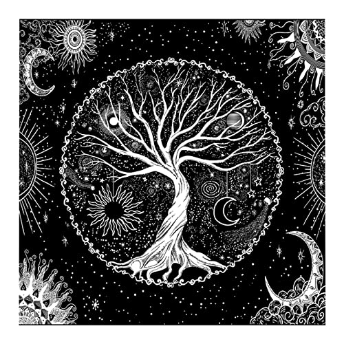 THINCAN Tarotkarte Tischdecke Heidnische Spirituelle Astrologiekarten Pads Wahrsagerei Altartuch 12 Sternbecher Pentakel Tischdecke THINCAN Tarotkarte Tischdecke Heidnische Spirituelle Astrologiekarten Pads Wahrsagerei Altartuch 12 Sternbecher Pentakel Tischdecke von THINCAN