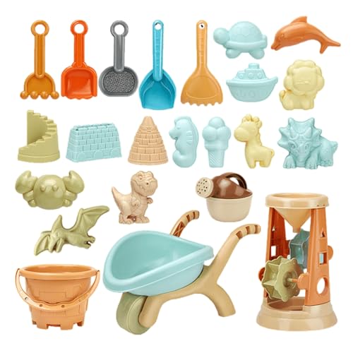 THINCAN Todders Beach Spielzeugsandspaten Für Kinder Sandformen Rechen Für Den Garten Der Schnee Hinterhof Outdoor Beach Toy Gadgets Set Set von THINCAN