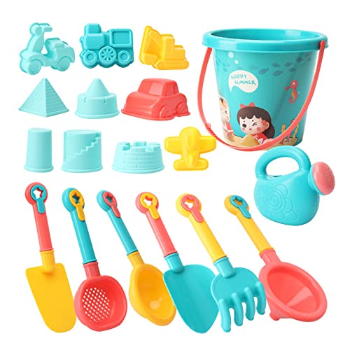 THINCAN Toder Beach Toy Sandsand Gadgets Für Kinder Sandschaufel Eimer Wassergopf Bunte Sandformen Baby Geburtstag Geschenke von THINCAN