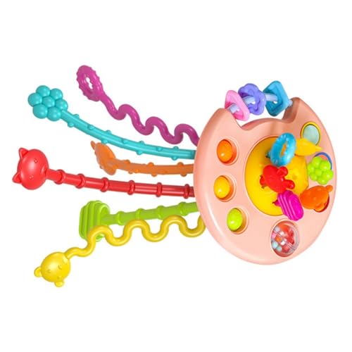 THINCAN Tragbares Babyspielzeug Verbessert Die Hand Augen Koordination Durch Lustige Ziehaktionen Für Innenräume Freien. Verwenden Sie Farbenfrohe Plastikentwicklungsspielzeug von THINCAN