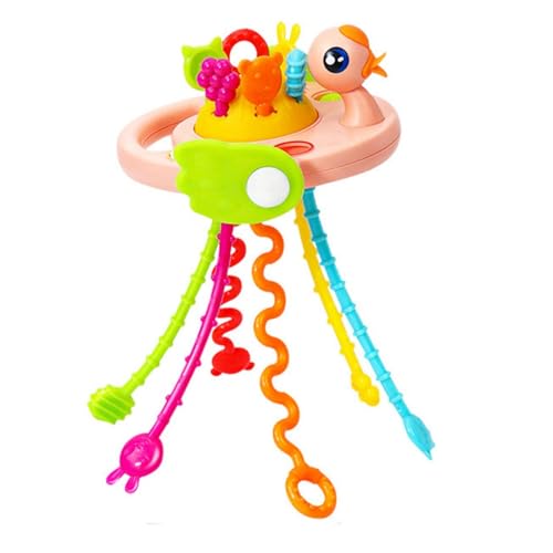 THINCAN Tragbares Babyspielzeug Verbessert Die Hand Augen Koordination Durch Lustige Ziehaktionen Für Innenräume Freien. Verwenden Sie Farbenfrohe Plastikentwicklungsspielzeug von THINCAN