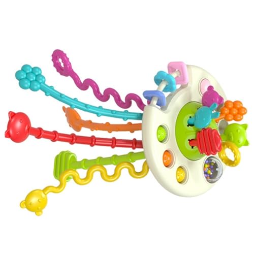 THINCAN Tragbares Babyspielzeug Verbessert Die Hand Augen Koordination Durch Lustige Ziehaktionen Für Innenräume Freien. Verwenden Sie Farbenfrohe Plastikentwicklungsspielzeug von THINCAN
