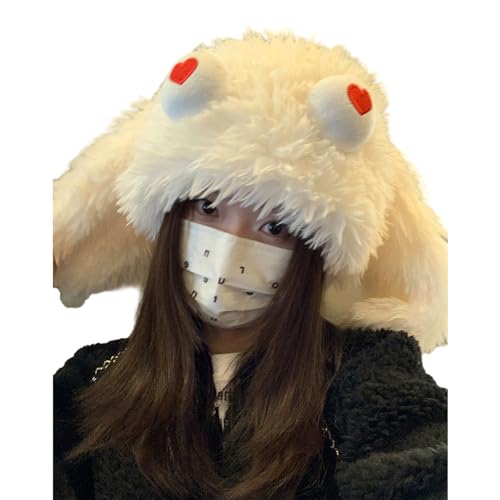 THINCAN Übergroßer Kaninchenhut Foto Requisiten Neujahr Halloween Für Erwachsene Kinder Süße Kaninchenohren Halloween Kopfbedeckung von THINCAN