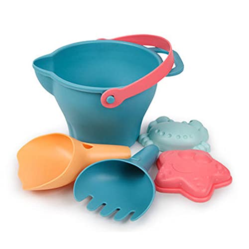 THINCAN Umweltfreundliche Sandbox Spielzeuge Kinder Freien Für Spiel 14-teiliges Faltbares Strandschaufel Wasserrad Gießen Können Rechen Schaufeln von THINCAN