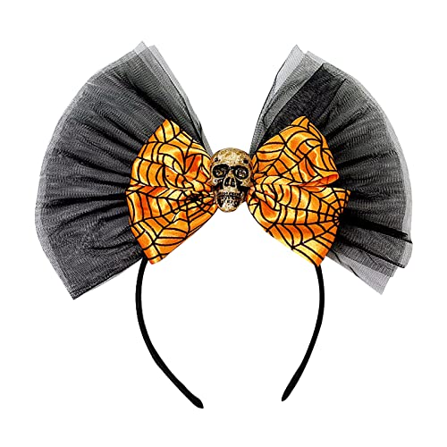 THINCAN Unique Skull Decors Stirnband Mit Bowknot Elegant Stirnband Make Up Live Broadcast Hairhoop Halloween Party Kopfstück THINCAN Unique Skull Decors Stirnband Mit Bowknot Elegant Stirnband Make Up Live Broadcast Hairhoop Halloween Party Kopfstück von THINCAN