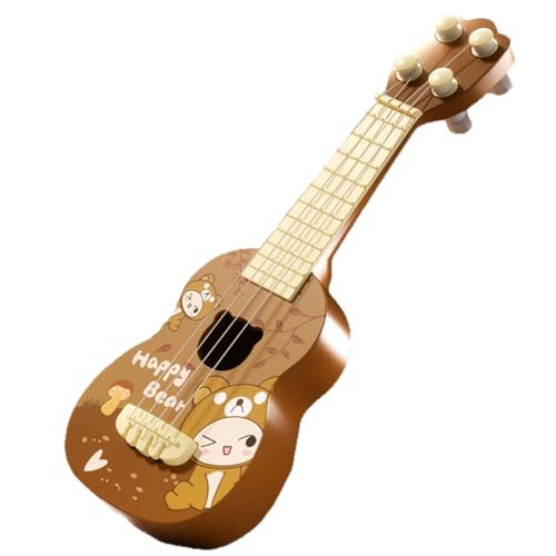 THINCAN Verspielte Kinder Ukulele Mit Simuliertem Hölzernem Sound Kompaktes Design Um Rhythmus Kreativität Koordination Kinder Spielzeuggitarre Für Jungen Zu Fördern von THINCAN
