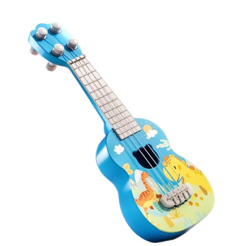 THINCAN Verspielte Kinder Ukulele Mit Simuliertem Hölzernem Sound Kompaktes Design Um Rhythmus Kreativität Koordination Kinder Spielzeuggitarre Für Jungen Zu Fördern von THINCAN