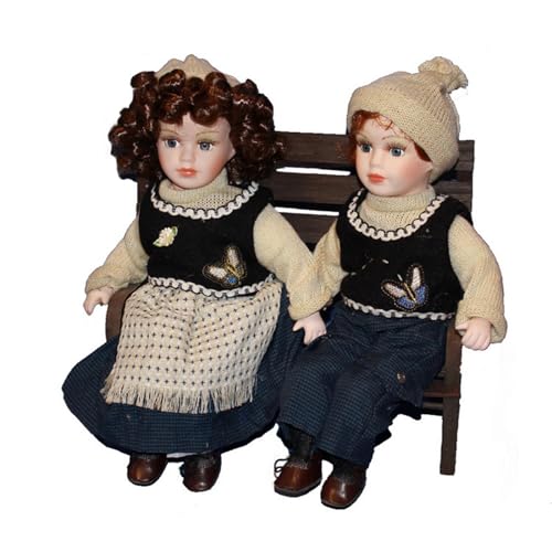 THINCAN Viktorianische Porzellanpuppe Prinzessin Wiedergeborene Mit Kleid Ländliche Wohnungshäuser Keramik Doll Holiday Party Tisch Dekore THINCAN Viktorianische Porzellanpuppe Prinzessin Wiedergeborene Mit Kleid Ländliche Wohnungshäuser Keramik Doll Holiday Party Tisch Dekore von THINCAN