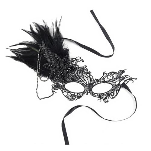 THINCAN Vintage Aufgebliebene Feder Für Maskeraden Halloween Bühnenaufführungen Leichtes Design Gothic Spitzenkostüm Party Accessoire THINCAN Vintage Aufgebliebene Feder Für Maskeraden Halloween Bühnenaufführungen Leichtes Design Gothic Spitzenkostüm Party Accessoire von THINCAN