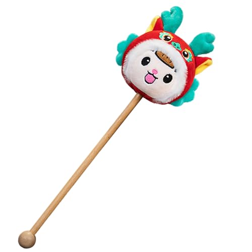 THINCAN Weicher Drachengefüllter Geschenk Anhänger Symbolisches Neujahr Ornament Rote Drachenmaskottchen Für Familie Und Freund von THINCAN