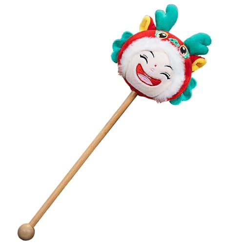 THINCAN Weicher Drachengefüllter Geschenk Anhänger Symbolisches Neujahr Ornament Rote Drachenmaskottchen Für Familie Und Freund von THINCAN