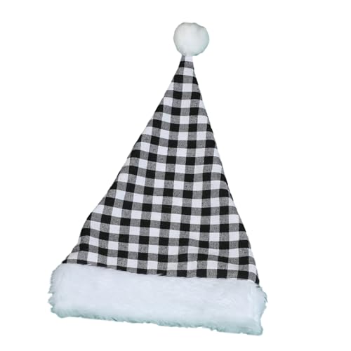 THINCAN Weihnachten Santa Hüte Mit Weißem Plüsch Pom Nicht Gewossen von THINCAN