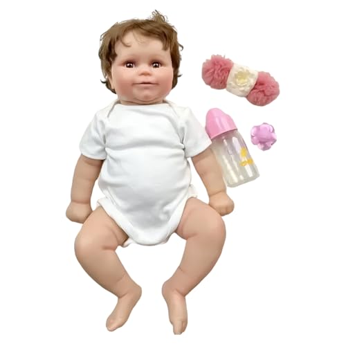 THINCAN Wiedergeborene Babypuppen 19.69 "Lebhafte Realistische Neugeborene Puppen Mit Vinyls Körper Der Wirklich Wirkliche Babypuppen Wirklichen Aussieht von THINCAN