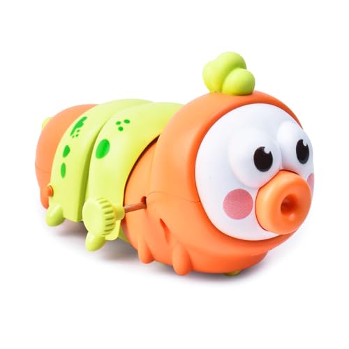THINCAN Windup Crawling Lernspielzeug Für Baby Bauch Times Hand Auge Koordination Entwicklung Uhrwerk Raupen Raupen Bildungsspielzeug von THINCAN