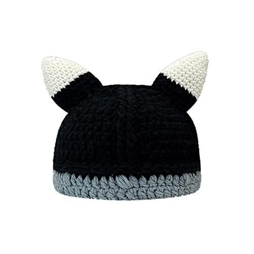 THINCAN Winter Mützenhüte Mit Ohrenhörnern Süße Teufel Strickhut Für Mädchen Halloween Warm Strickhut Für Kinder Erwachsene THINCAN Winter Mützenhüte Mit Ohrenhörnern Süße Teufel Strickhut Für Mädchen Halloween Warm Strickhut Für Kinder Erwachsene von THINCAN