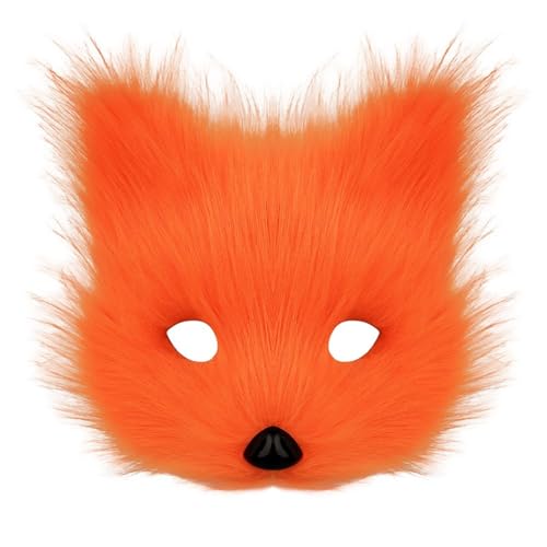 THINCAN Wolf Foxes Kostüm Plüsch Tierische Gesichtsbedeckung Maskerade Gesichtsabdeckung Für Frauen Mädchen Halloween Dress Up Masquerade Cosplay THINCAN Wolf Foxes Kostüm Plüsch Tierische Gesichtsbedeckung Maskerade Gesichtsabdeckung Für Frauen Mädchen Halloween Dress Up Masquerade Cosplay von THINCAN