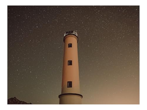 1000 Teile Erwachsenenpuzzle ab 14 Jahren-Leuchtturm,Gebäude,Sternenhimmel,Sterne,Nacht,Felsen 70x50cm 1000 Teile Erwachsenenpuzzle ab 14 Jahren-Leuchtturm,Gebäude,Sternenhimmel,Sterne,Nacht,Felsen 70x50cm von THISIT