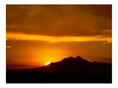 1000 Teile Erwachsenenpuzzle ab 14 Jahren-Sonnenuntergang,Sonne,Hang,Himmel,Wolken 70x50cm von THISIT