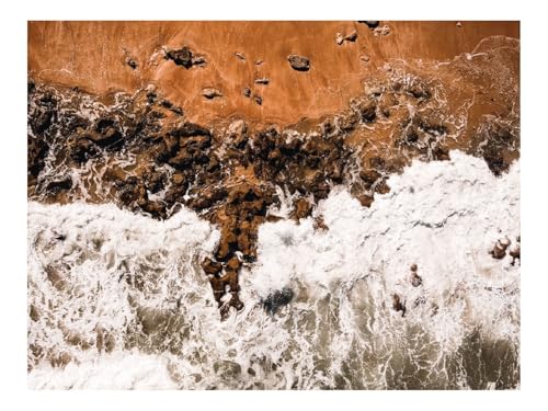 1000 Teile Erwachsenenpuzzle ab 14 Jahren-Wellen,Küste,Luftaufnahme,Meer 70x50cm von THISIT