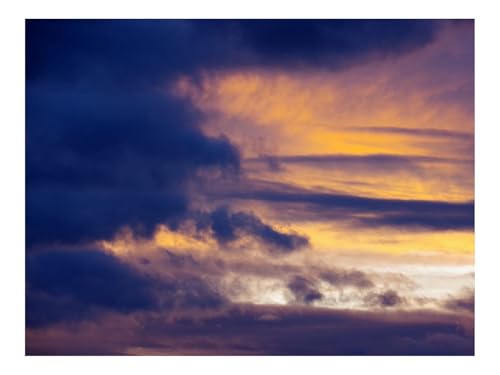 1000 Teile Erwachsenenpuzzle ab 14 Jahren-Wolken,Himmel,Dämmerung,Blau 70x50cm von THISIT