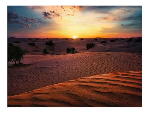 1000 Teile Erwachsenenpuzzle ab 14 Jahren-Wüste,Sonnenuntergang,Sand 70x50cm 1000 Teile Erwachsenenpuzzle ab 14 Jahren-Wüste,Sonnenuntergang,Sand 70x50cm von THISIT