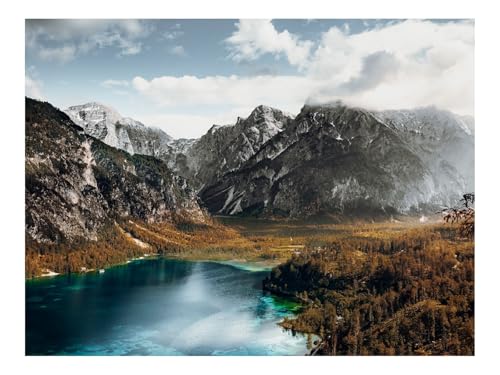 1000 Teile Farbenfrohes Puzzle Damen,Herren-Berge,See,Felsen,Straße,Landschaft 70x50cm 1000 Teile Farbenfrohes Puzzle Damen,Herren-Berge,See,Felsen,Straße,Landschaft 70x50cm von THISIT