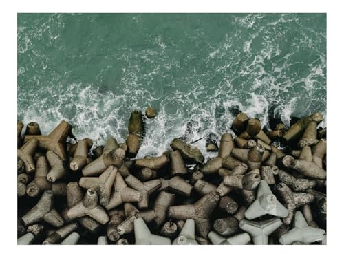 1000 Teile Farbenfrohes Puzzle Damen,Herren-Küste,Meer,Luftaufnahme,Ansicht 70x50cm 1000 Teile Farbenfrohes Puzzle Damen,Herren-Küste,Meer,Luftaufnahme,Ansicht 70x50cm von THISIT