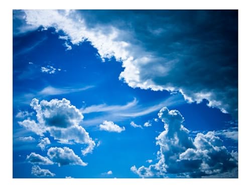 1000 Teile Puzzle EIN Herausforderndes RäTsel-Wolken,Himmel,blau 70x50cm von THISIT