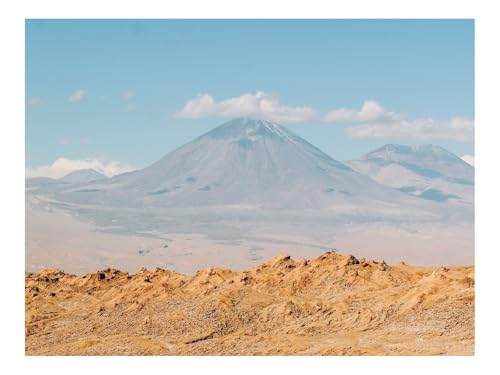 1000 Teile Puzzle EIN Herausforderndes RäTsel-Wüste,Berge,Vulkan 70x50cm von THISIT