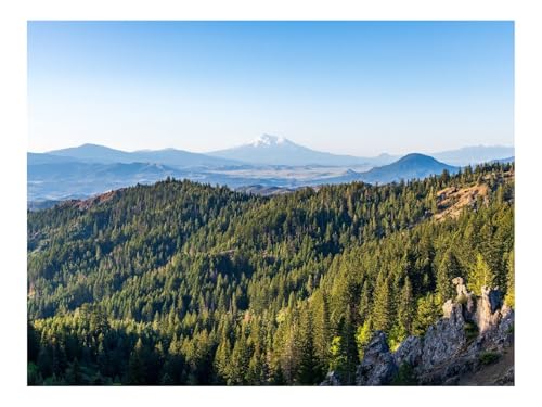 1000 Teile Puzzle Erwachsene-Berge,Wälder,Landschaft,Natur,Luftaufnahme 70x50cm von THISIT