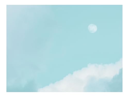 1000 Teile Puzzle Familienspiel für MäNner & Frauen-Wolke,Mond,Himmel 70x50cm von THISIT