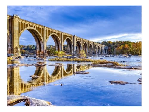 1000 Teile Puzzles-Geschenk,Clevere RäTsel-Brücke,Bögen,Fluss 70x50cm 1000 Teile Puzzles-Geschenk,Clevere RäTsel-Brücke,Bögen,Fluss 70x50cm von THISIT