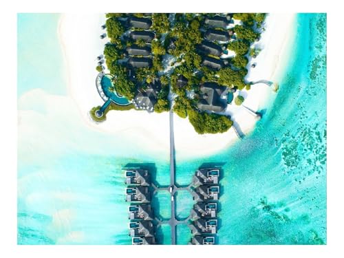 1000 Teile Puzzles – Herausforderung Spielzeug-Bungalow,Luftaufnahme,Aussicht,Meer 70x50cm 1000 Teile Puzzles – Herausforderung Spielzeug-Bungalow,Luftaufnahme,Aussicht,Meer 70x50cm von THISIT