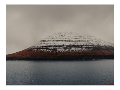 1000 Teile Puzzles – Herausforderung Spielzeug-Felsen,Schnee,Schneebedeckt,Meer,Gras 70x50cm von THISIT