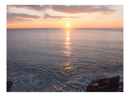 1000 Teile Puzzles – Herausforderung Spielzeug-Klippen,Küste,Meer 70x50cm von THISIT