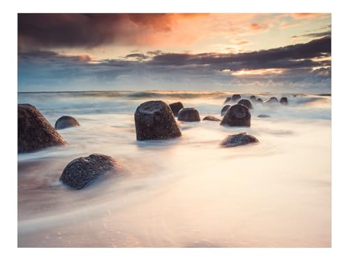 1000 Teile Puzzles – Herausforderung Spielzeug-Küste,Meer,Felsen 70x50cm von THISIT