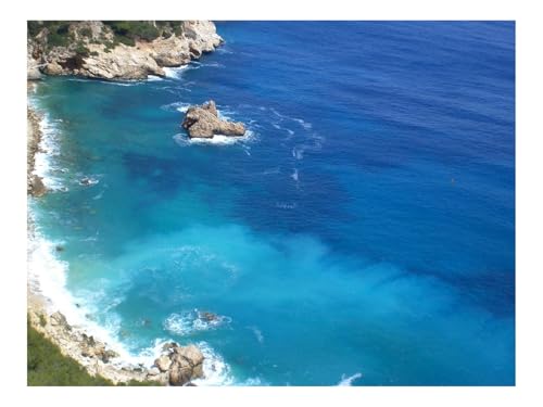 1000 Teile Puzzles – Herausforderung Spielzeug-Küste,Steine,Blaues Wasser,Von Oben 70x50cm 1000 Teile Puzzles – Herausforderung Spielzeug-Küste,Steine,Blaues Wasser,Von Oben 70x50cm von THISIT