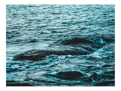1000 Teile Puzzles – Herausforderung Spielzeug-Meer,Wellen,Wasser,Gischt,Blau 70x50cm von THISIT