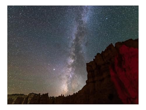 1000 Teile Puzzles – Herausforderung Spielzeug-Milchstraße,Sterne,Canyon,Felsen,Nacht 70x50cm von THISIT