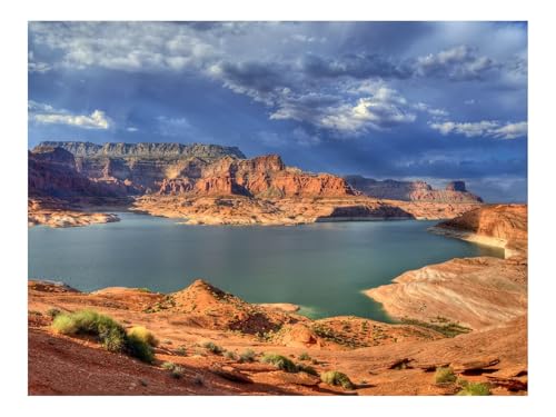 1000 Teile Puzzles – Herausforderung Spielzeug-Schluchten,See,Büsche 70x50cm 1000 Teile Puzzles – Herausforderung Spielzeug-Schluchten,See,Büsche 70x50cm von THISIT