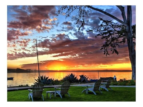 1000 Teile Puzzles – Herausforderung Spielzeug-Stühle,Niedergang,Boote 70x50cm von THISIT